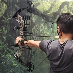 Feud X 30-70 Lbs 19-31″ Draw Length Compound Bow Package for Hunting Field Ta…