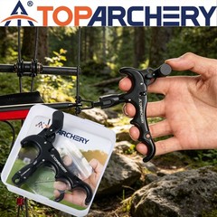 4Finger Archery Release Aid 360°Rotatable Thumb Trigger for Compound Bow Hunting