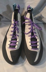 Adidas 5.10 Grandstone Climbing Shoes Black Purple BC0866 Men SZ 10 NWOB Defect