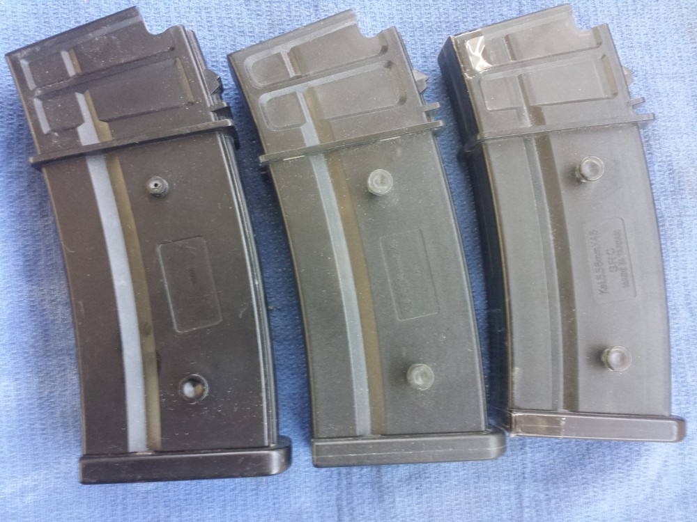 Airsoft SRC Classic army HK G36 magazine lot 3 pack