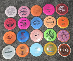 Mixed Brands 50 Disc Golf Discs Mixed Lot, Multicolor, Assorted Colors