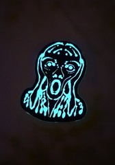 Supreme Glow In The Dark Scream Sticker SS17 + FREE SURPRISE