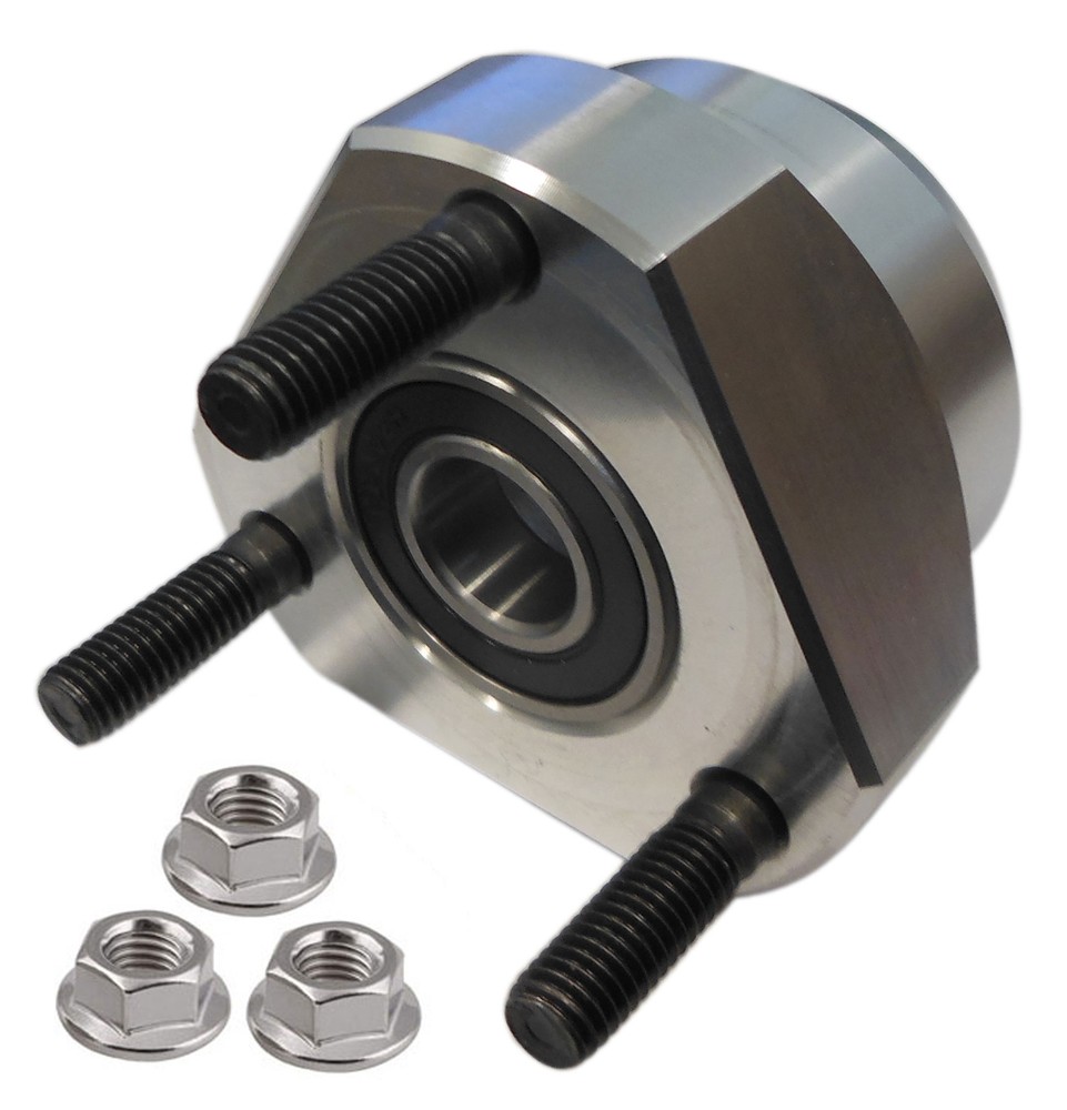 Metric 58mm Pattern Wheel Hub (Front or Rear) 5/8″ Bearings, 1″ or 1-1/4″ Bore
