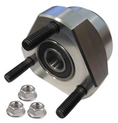 Metric 58mm Pattern Wheel Hub (Front or Rear) 5/8″ Bearings, 1″ or 1-1/4″ Bore