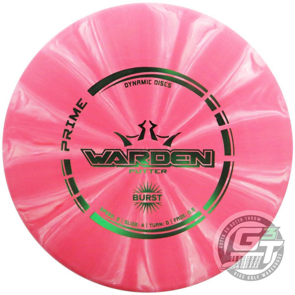 NEW Dynamic Discs Prime Burst Warden Putter Golf Disc – COLORS WILL VARY