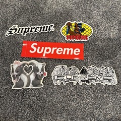 5 Supreme Sticker Bundle SS26 Includes All Shown