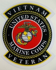 US Marine Corps Vietnam Veteran Sticker Waterproof New D213