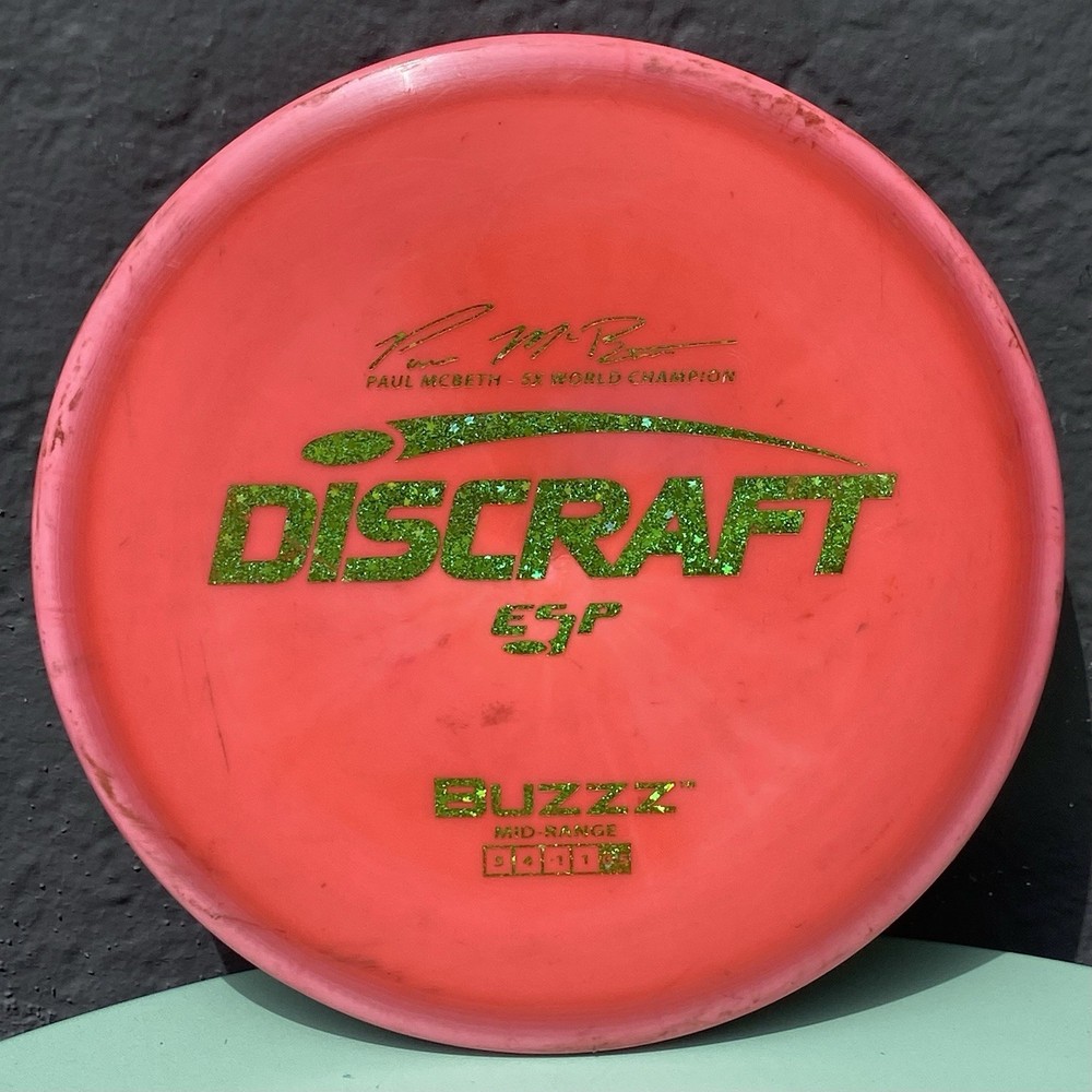 5x Paul McBeth Discraft ESP Buzzz – 179g – used, no ink