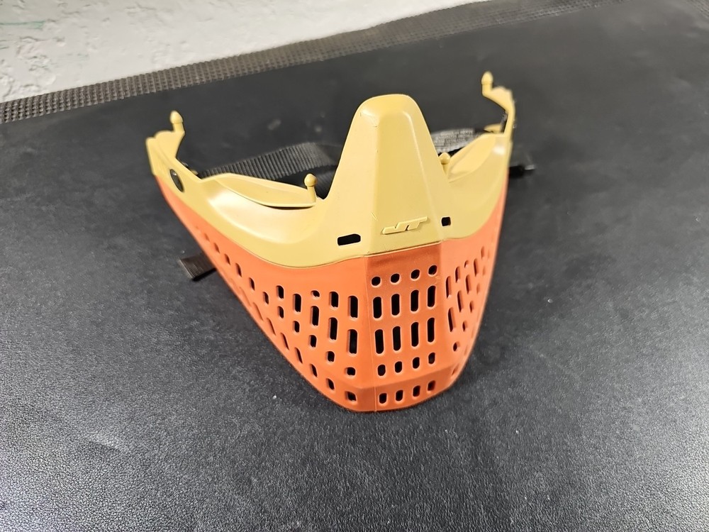 Jt Vietnam Orange/tan Lowers Bottom Mask Jt Paintball Frame Parts