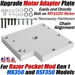 For Razor Upgrade MY1020 Motor Adapter w/ Hardware Razor Pocket Mod MX350 RSF350