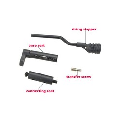 ZSHJGJR String Stop Bracket Decelerator Rod String Vibration Balance Bowstring