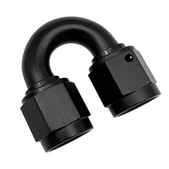 Female to Female Swivel Coupler Fitting Adapter Union Aluminium 8AN 180 Degree
