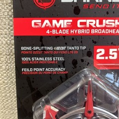 Barnett Game Crusher Hybrid Broadheads 100 Grain 2 Packs (6) Crossbow Hunting