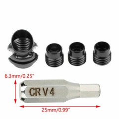 Archery 45/37 Degree Bow Peep Sight Hooked Housing 3 Inner Core Aperture Kit UE