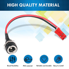 GOTRAX Compatible 5.5mm OD Charger Port: Durable, Easy Replacement for Scooters