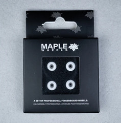 Maple Pro Fingerboard Wheels Classics Halo White 7.6mm x 5mm