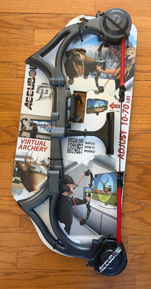 Accubow 2.0 Carbon Fiber Archery Trainer Bow Virtual Hunting Practice System