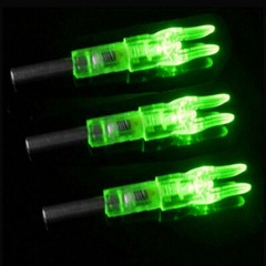 6PCS Led Lighted Nocks for Arrows with .244″/6.2mm Inside Diameter for Hunting