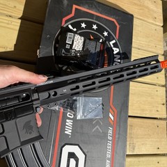 Lancer Tactical Gen 4 Predator 13″ Airsoft AEG Aster II Bluetooth ETU Black