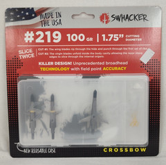 Swhacker #219 100 Grain 1.75 Inch Cut Broadheads