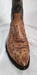 Vintage Dan Post Full Quill Ostrich Cowboy Western Boots Men’s Size 10D