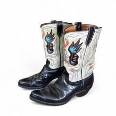 Rare vintage 1950s 1960s Acme Western Cowboy Boots Thunderbird 9.5 D Made in USA