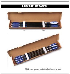 30″/32″ Turkey Feathers Carbon Arrows Spine500 for Compound Recurve Bow Hunting