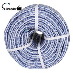 3/4 Inch × 200 Feet 24 Strand Braided Rope Arborist Tree Rope Blue And White
