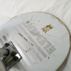 Element Nyjah Huston White Gold Pro Model Skateboard Complete 31″ x 7.75″