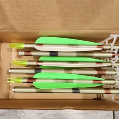 6x Easton 2315 Lite Camo Hunter XX75 Aluminum Hunting 31″ Arrows