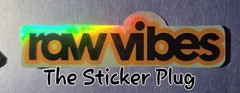 Fre$h Jive /Raw Vibe$ Sticker Pack Lot Of 5 Different Ones, 2 Of Each One. Rave