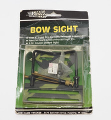 The Game Tracker Compound Bow Two Pin Camo Sight, Partial, Made in USA