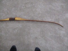 Vintage 1953 Bear Archery Polar Bow 44 lbs. 64″ RH Glass Power SN. NJ444