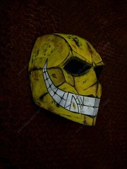 Custom Airsoft Mask Full Face BB Gun Halloween Costume Cosplay Prop Smiley A10