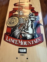 The Firm Lance Mountain Skateboard Deck Rare Vintage Powell OG NOS 2003 Vert