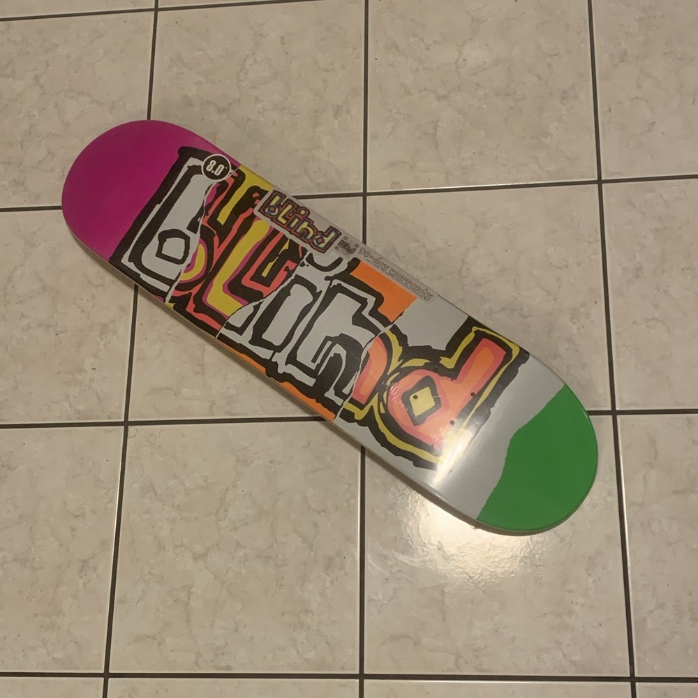 Blind skateboard Multicolor graphic (8.0) BRAND NEW