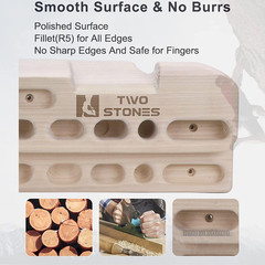 Wooden Hangboard for Rock Climbing – Build Strength & Endurance Training Tool