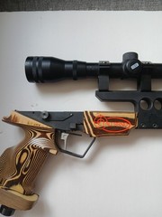 NOS TAU BRNO TAU 7 MATCH COMPETITION AIR PISTOL CZECH REPUBLIC W/ MEOPTA SCOPE