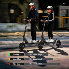 EOEOTWO Dual Motor Electric Scooter for Adults 45MPH 4000W 11»Off-Road Escooter