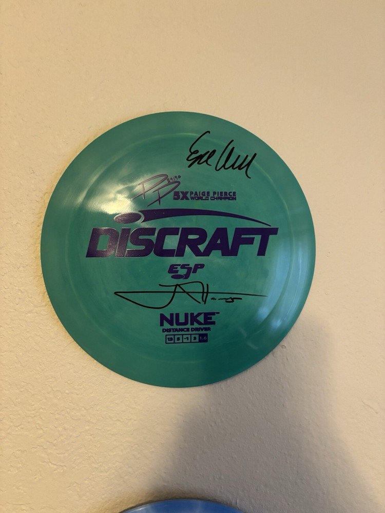 Discraft Esp Nuke Paige Pierce 5x With Ezra Aderhold And Adam Hammes Signatures