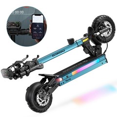 Off-road Electric Scooter Adults 1000W Folding E-Scooter with APP 31MPH 48V 13Ah