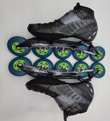 Inline Skates Rollerblades Powerslide Mens Size 8 Vision R2