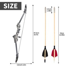 Compound Bow and Arrow Set, Mini Archery Bow Set with Arrows, Left and Right …