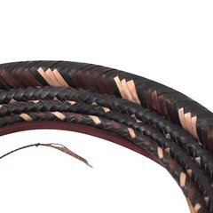 Cow Hide Leather Bullwhip 04 Feet, 16 Plaits Custom WHIP Belly and Bolster