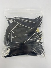 100 PACK TrueFlight 5″ Inch Archery Feathers Right Wing Parabolic Cut Black NEW