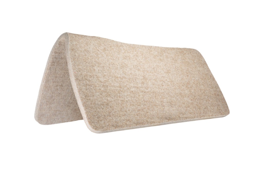 Weaver Leather, Contoured Felt Saddle Pad Liner, 32″ x 32″ Contoured wool blend