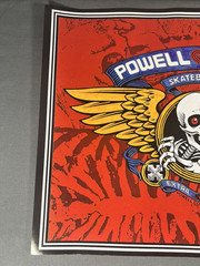 Vintage NOS 1989 POWELL PERALTA Ripper Skateboard Poster OG Bones Two Sided 80s
