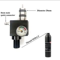 airmega Pcp Airforce Valve Airgun Regulator for Paintball Tank Charging Open Box