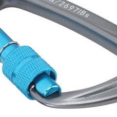 2PCS Compact Locking Carabiners For Outdoor Activities D Shape Popular
