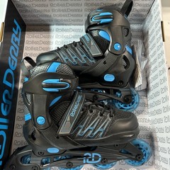 NEW Roller Derby Custom Adult In-line Skates Adult Sizes 7-10 Blue Black Skates
